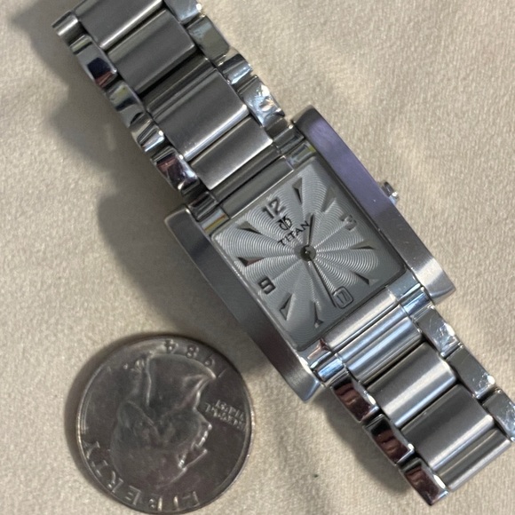 Titan Stainless Steel Watch Face Brushed Finish - Picture 7 of 9